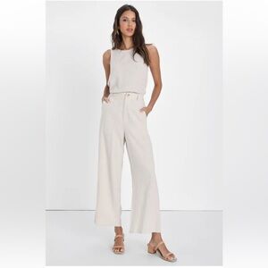 NEVER WORN. Full set. Linen Tank and Pants Set